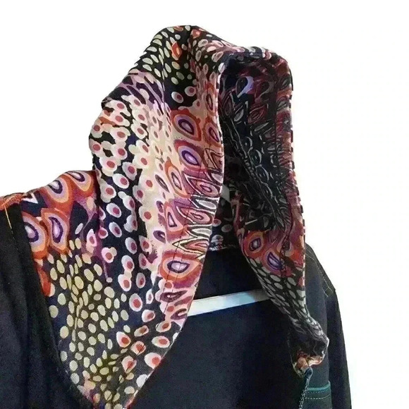 Parsley & Sage Womens Sweatshirt Art To Wear Top Size Medium Abstract Patchwork - Picture 8 of 8